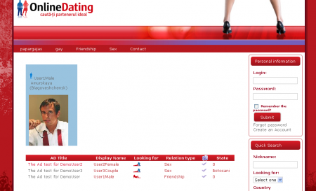 G-Dating - Online Dating Site Builder