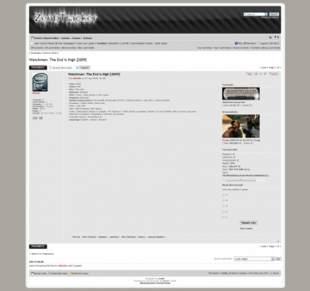 phpBB3 torrent tracker   Zenbtracker 