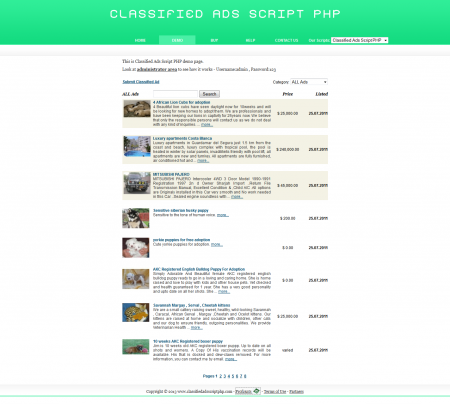 Classified Ads Script