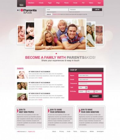 Family theme  phpfox v3